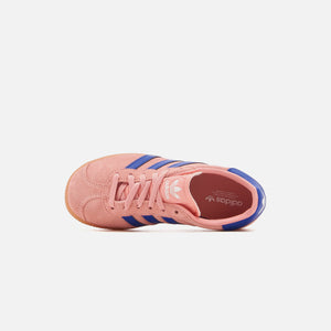 adidas Kids Gazelle Indoor - Semi Pink Spark / Lucid Blue / Lucid Blue