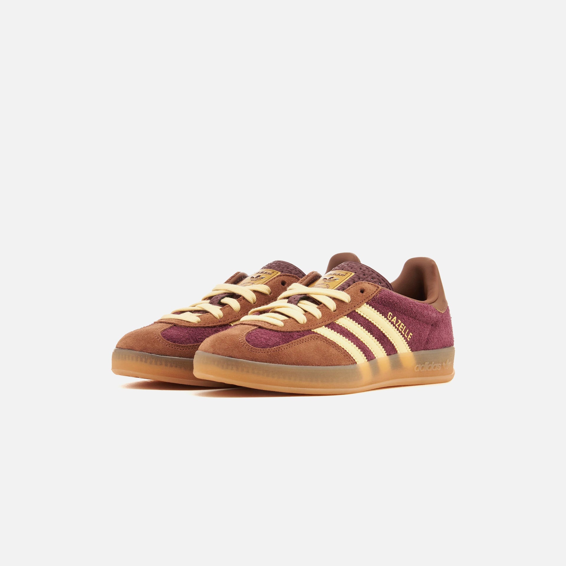 adidas Gazelle Indoor - Maroon / Almost Yellow / Preloved Brown