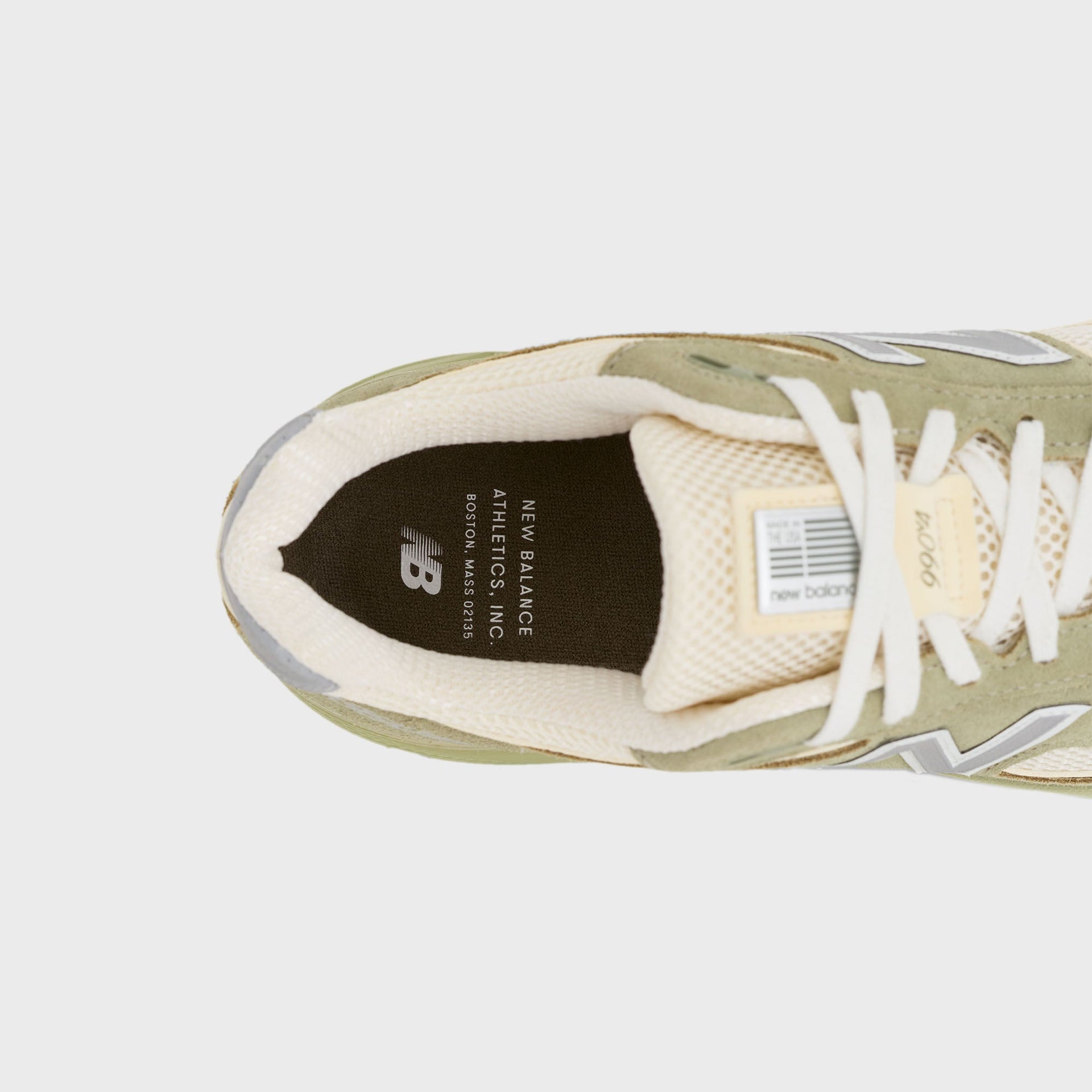 New Balance Made in USA 990v4 - Olive Leaf / Permafrost / Light Olive