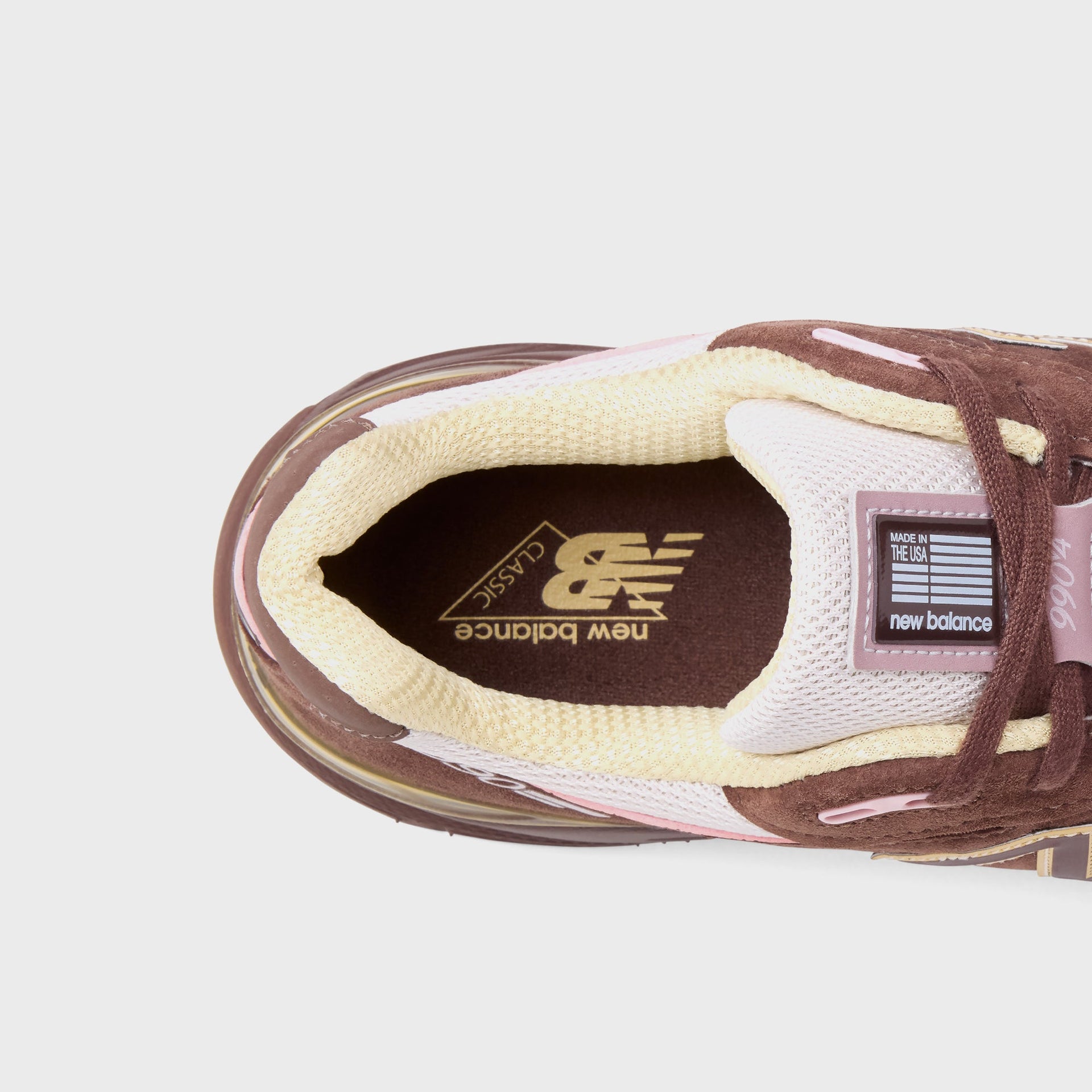 New Balance Made in USA 990v4 - Pumpernickel / Pink Chalk / Alabaster