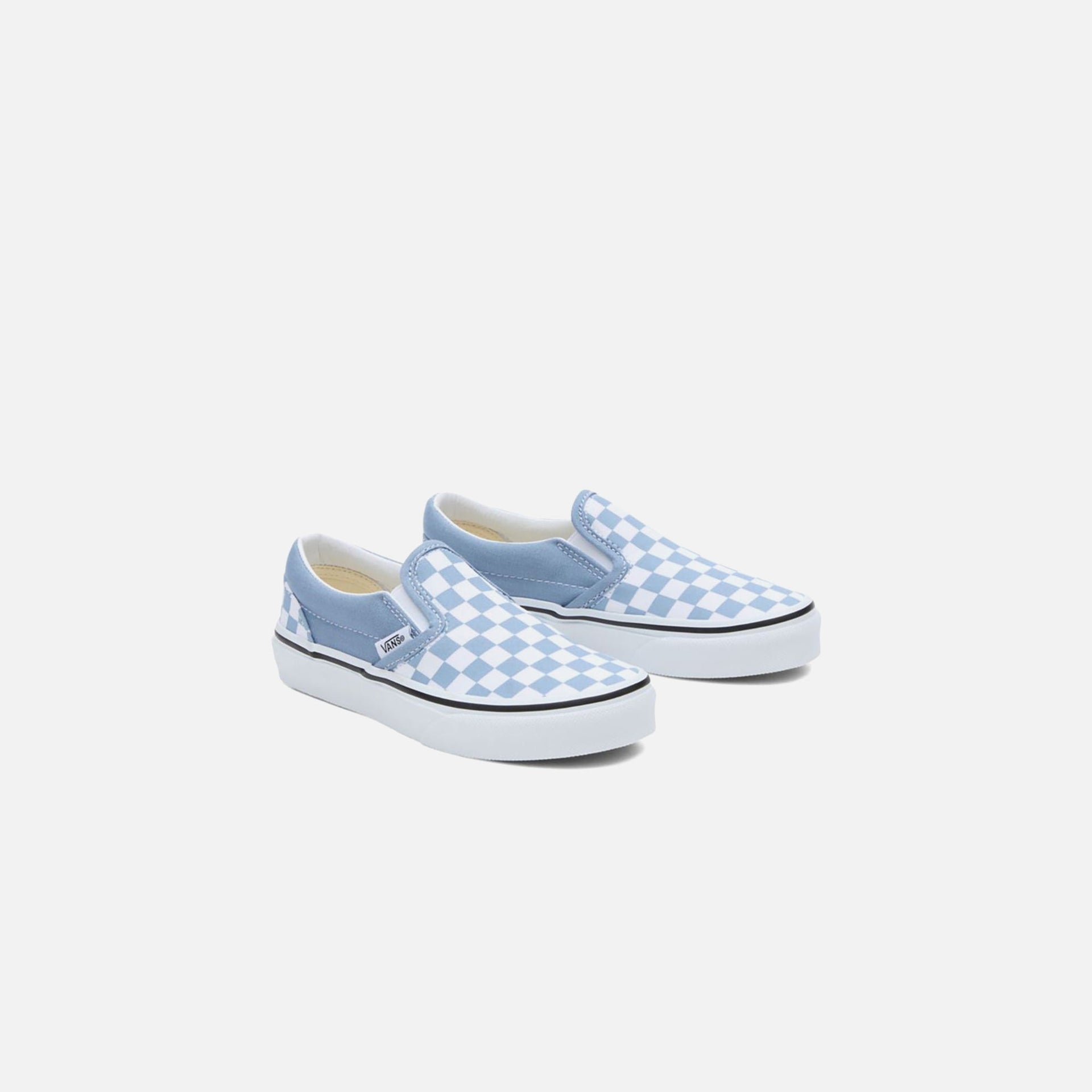 Vans Pre-School Classic Slip-On - Checkerboard Dusty Blue