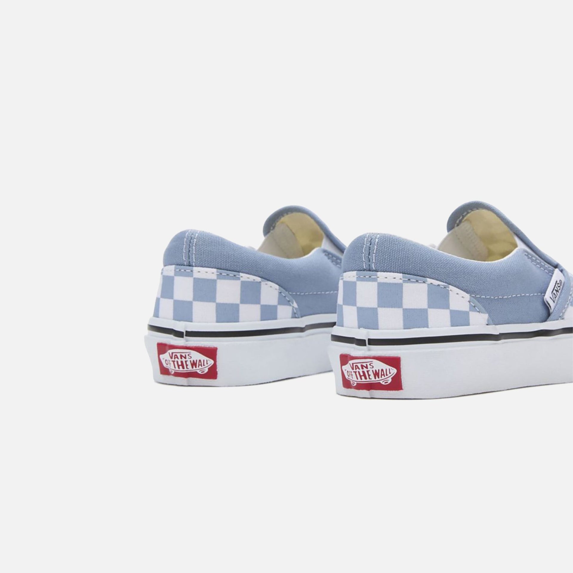 Vans Pre-School Classic Slip-On - Checkerboard Dusty Blue